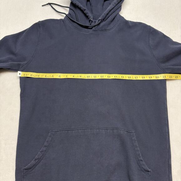 American Tall Navy Blue Pullover Hoodie Sweatshirt Men’s Size Small TALL - Picture 3 of 8